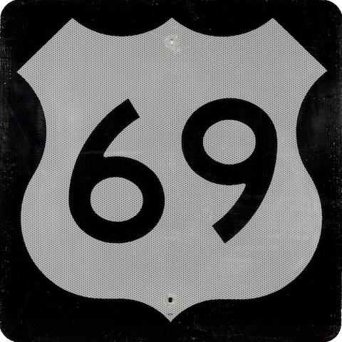 A Minnesota U.S. Route 69 sign,