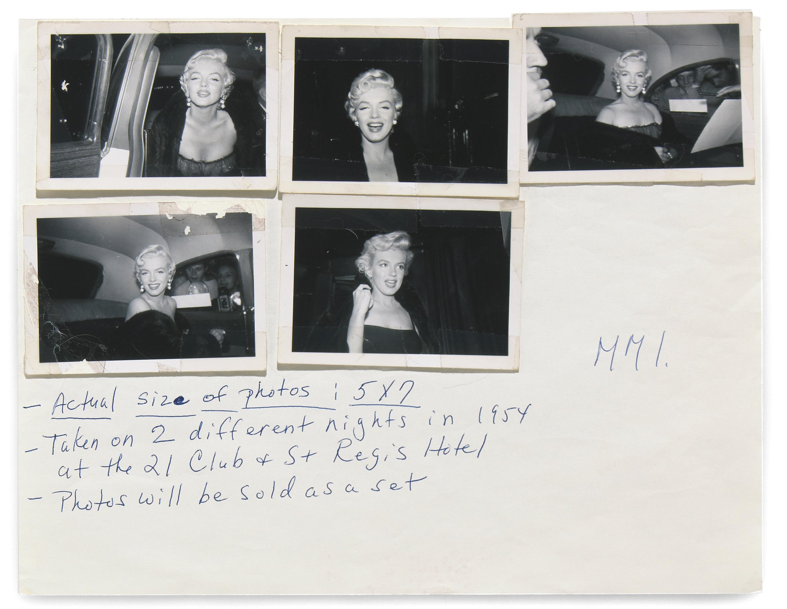 8x10 Print Marilyn Monroe Contact Sheet by Milton Greene 1954 #MMPS39