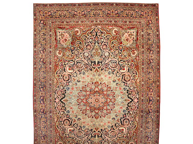 A Kerman carpet South Central Persia, size approximately 10ft. 3in. x 17ft.