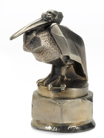 A  'Pelican' mascot, by  L. Artus, French, circa 1920,