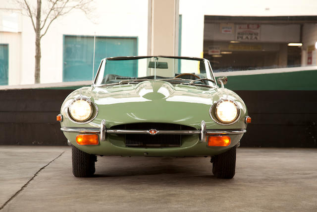 Approximately 11,000 miles from new, incredibly well-preserved,1969 Jaguar E-Type 4.2-Liter Series 2 Roadster  Chassis no. 1R8626 Engine no. 7R 4387-9