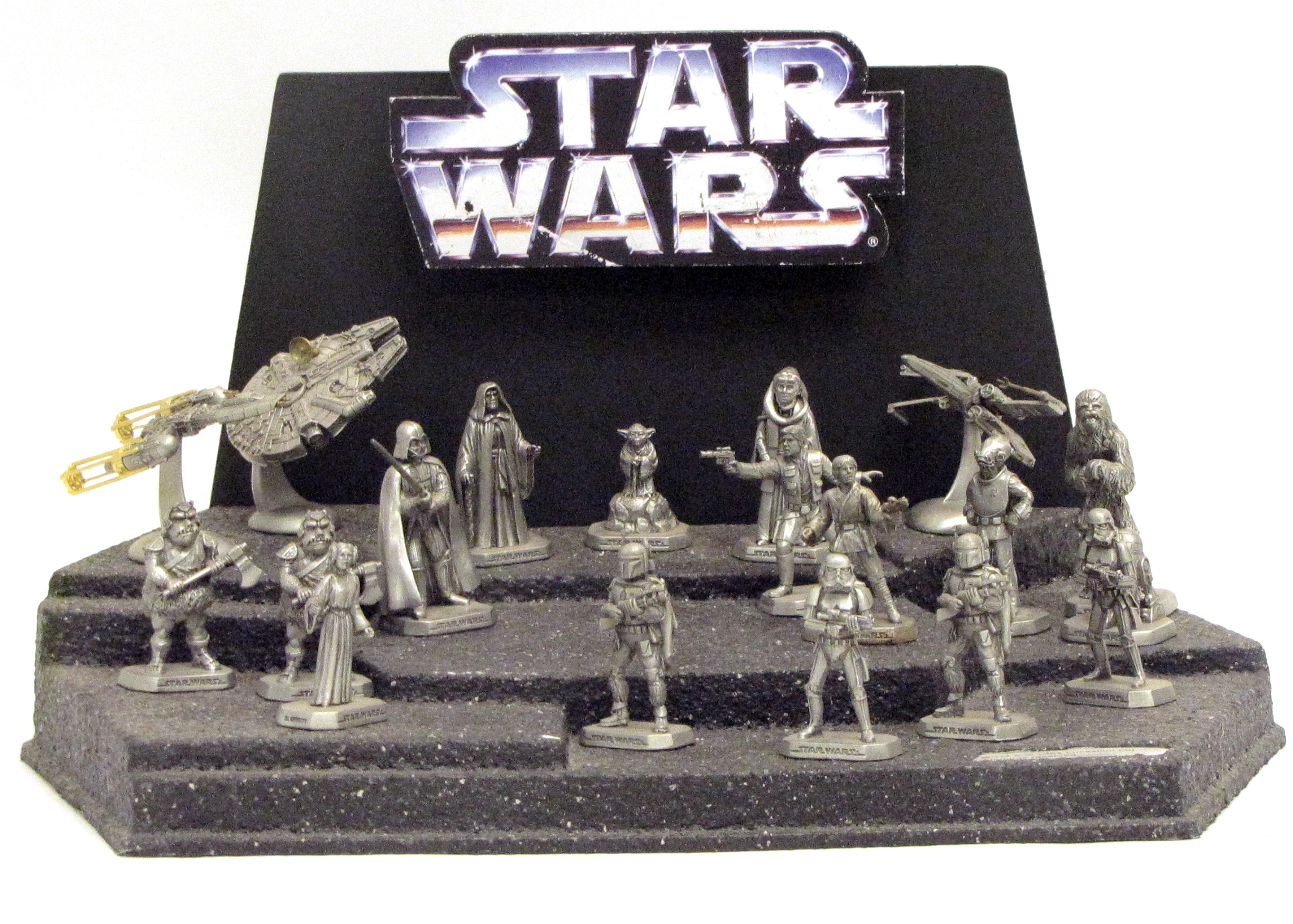 Details about   CHOOSE YOUR OWN LOT Vintage Star Wars Rawcliffe Encore Fine Pewter PEW PEW 