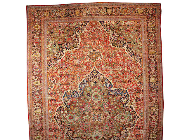 A Fereghan Sarouk carpet Central Persia, size approximately 14ft. 4in. x 22ft. 9in.