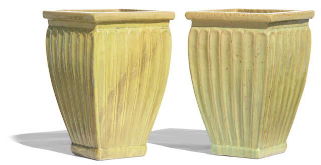 Two glazed earthenware jardini&#232;res