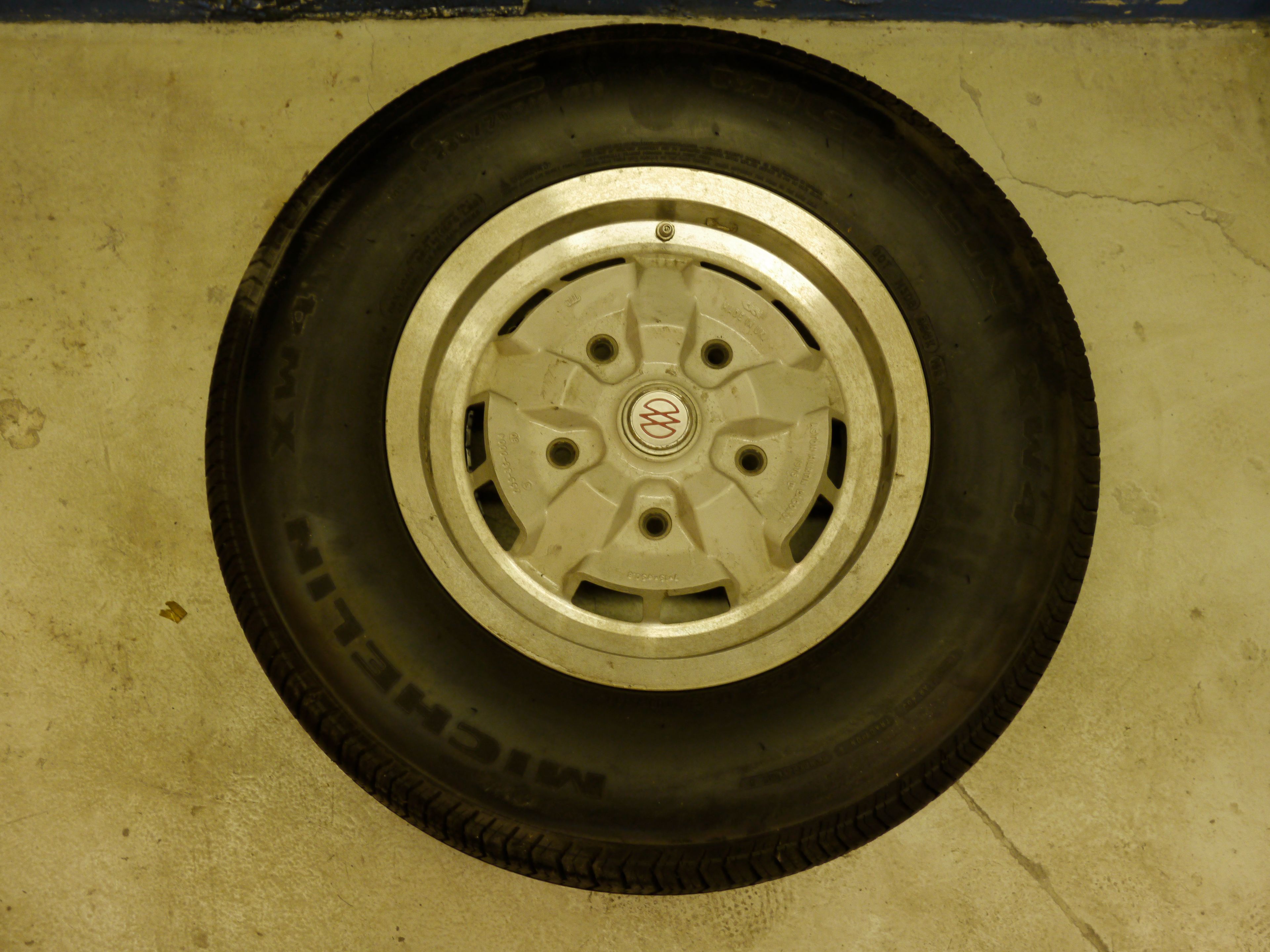 Bonhams Cars A set of five 15" AM V8 GKN wheels and tyres,