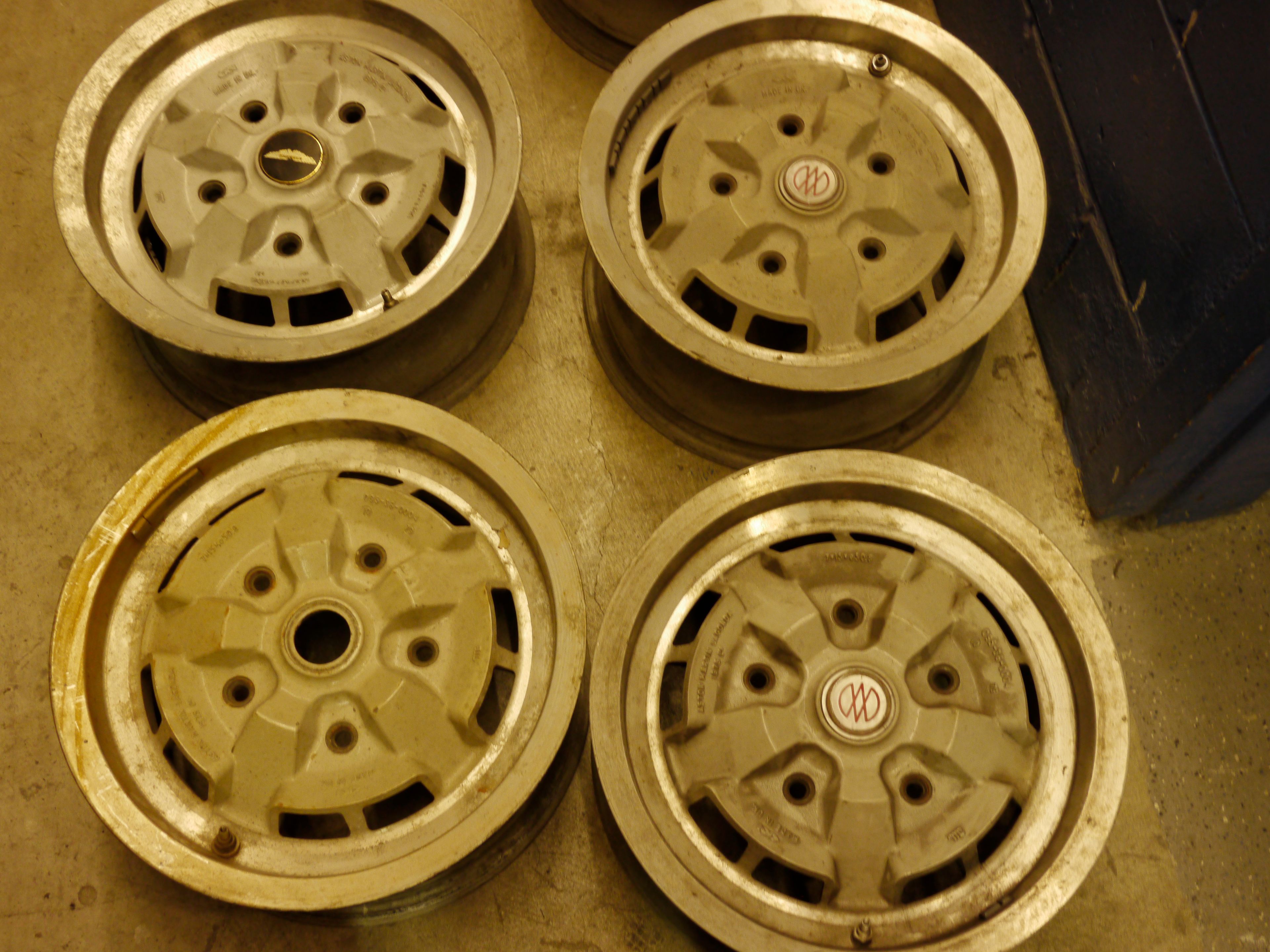 Bonhams Cars A set of four AM V8 GKN wheels,