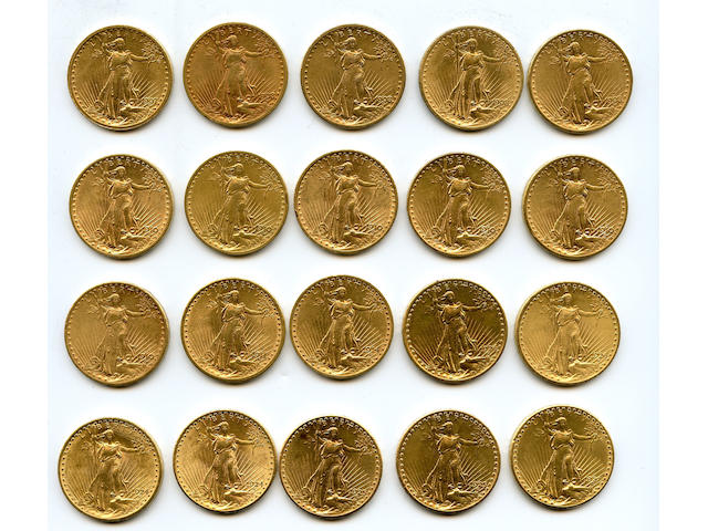 Collection of Saint-Gaudens $20 Double Eagles