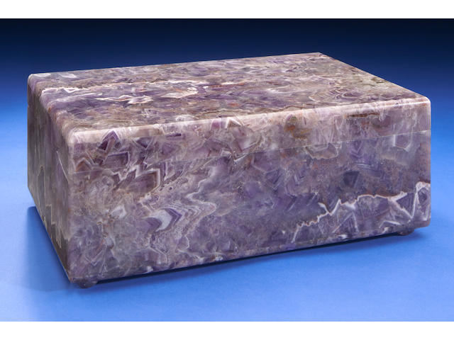 Amethyst Intarsia Box