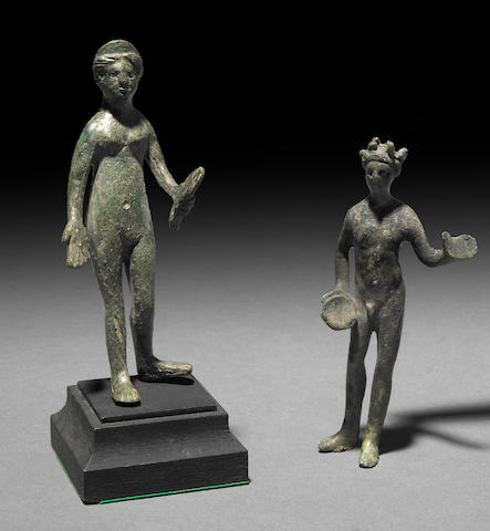 Two Romano-Celtic Bronze Statuettes