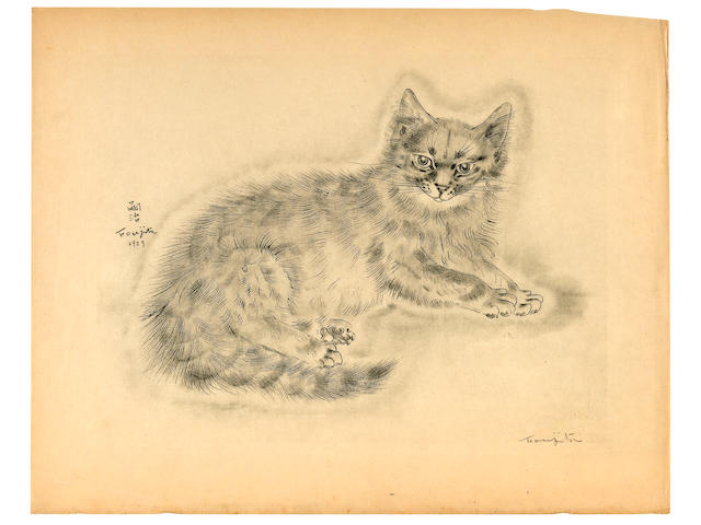 FOUJITA, TSUGUHARU, illustrator. JOSEPH, MICHAEL. A Book of Cats. New York: Covici Friede, 1930.