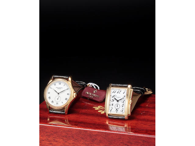 Patek Philippe. A fine 18K gold wristwatchRef:5115J-001, Case no. 4112735, Movement no. 1907261, sold 2001