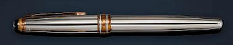 MONTBLANC: Meisterst&#252;ck Solitaire 144 White Gold & Diamond 75th Anniversary Limited Edition Fountain Pen