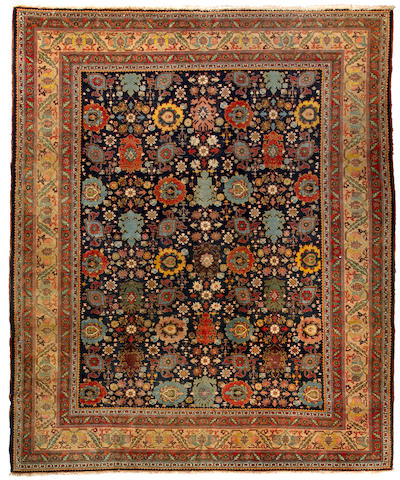 A Tabriz carpet Northwest Persia approximately size 8ft. 9in. x 11ft. 9in.