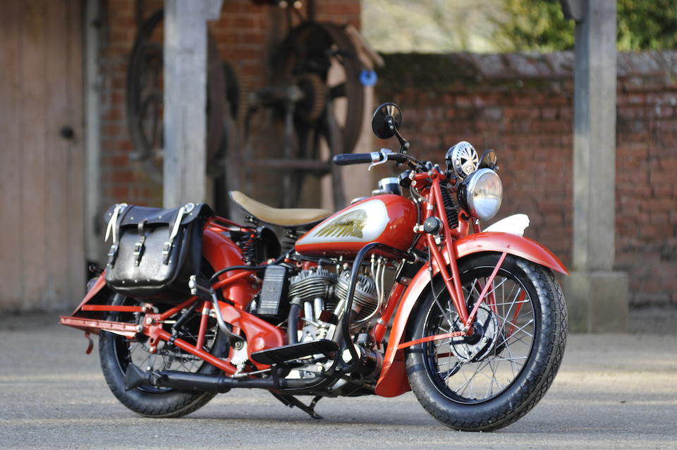 1936 Indian Sport Scout Engine no. FCF991 MY