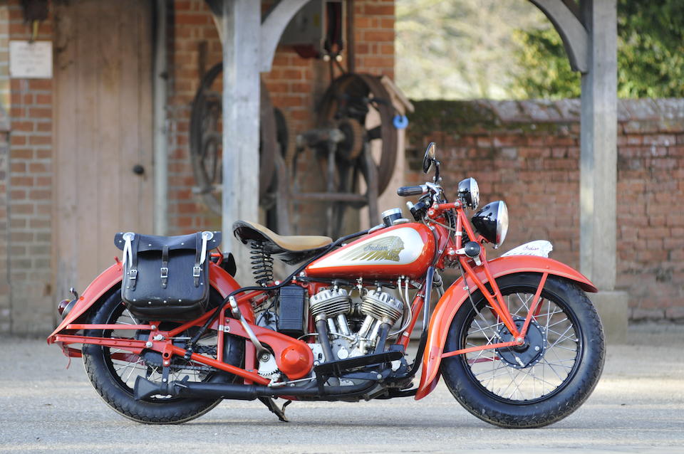 1936 Indian Sport Scout Engine no. FCF991 MY