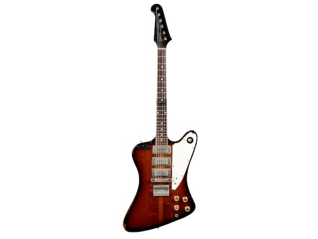 A 1964 Gibson Firebird III used by Motown artist Eddie Willis