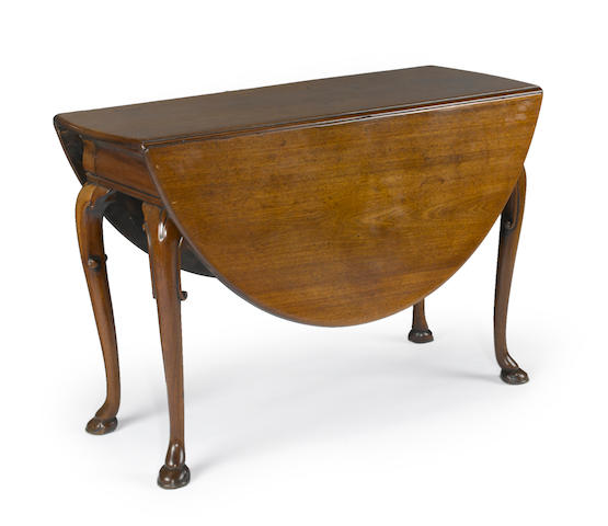 A George II mahogany  dining table   mid 18th century