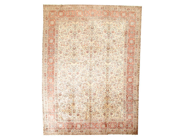 A Tabriz carpet Northwest Persia size approximately 11ft. 2in. x 14ft. 8in.