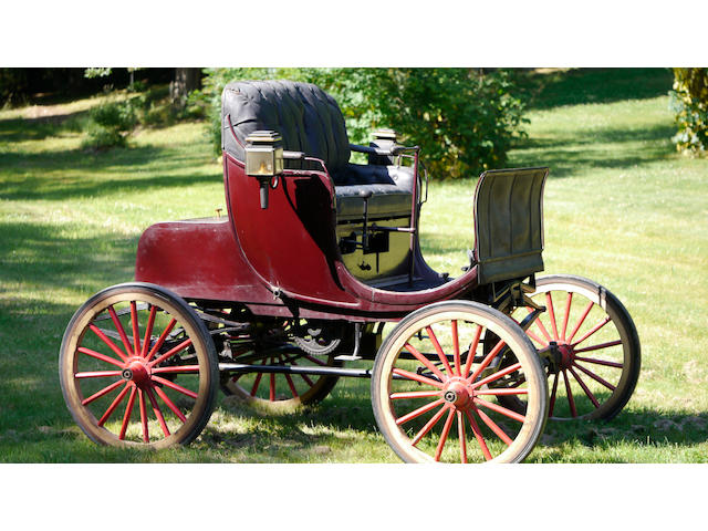 The first Buffum motor car produced, Buffum family ownership for nearly 40 years, ex- Princeton Auto Museum Collection,,1895 Buffum Four-Cylinder Stanhope  Chassis no. 1