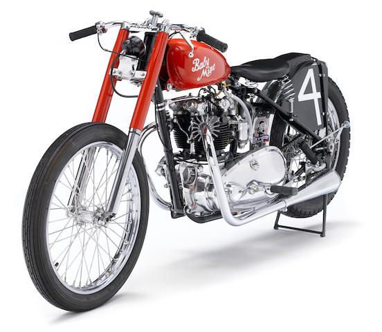 Featured on the television show "You Asked For It",1951 Triumph Thunderbird 650 Baby Mine Dragbike  Frame no. 6T 4928NA Engine no. 6T 4928NA