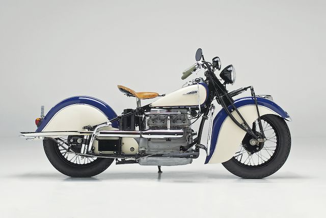 Bonhams 1941 Indian 4 Cylinder Sidecar Combination