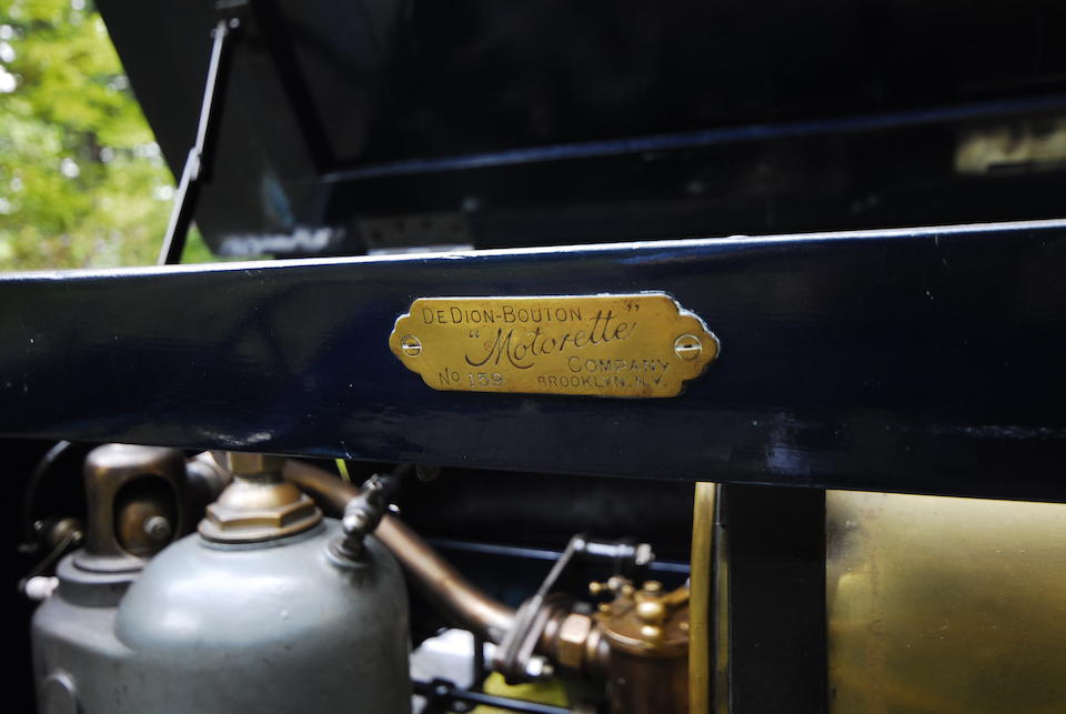 1901 De Dion-Bouton 4 &#189;hp Motorette  Chassis no. 159 Engine no. 5638