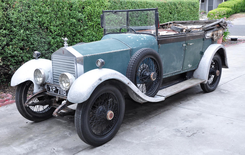 Originally supplied to HRH The Prince of Wales,1923 Rolls-Royce 20hp Cabriolet  Chassis no. GA 14 Engine no. G562