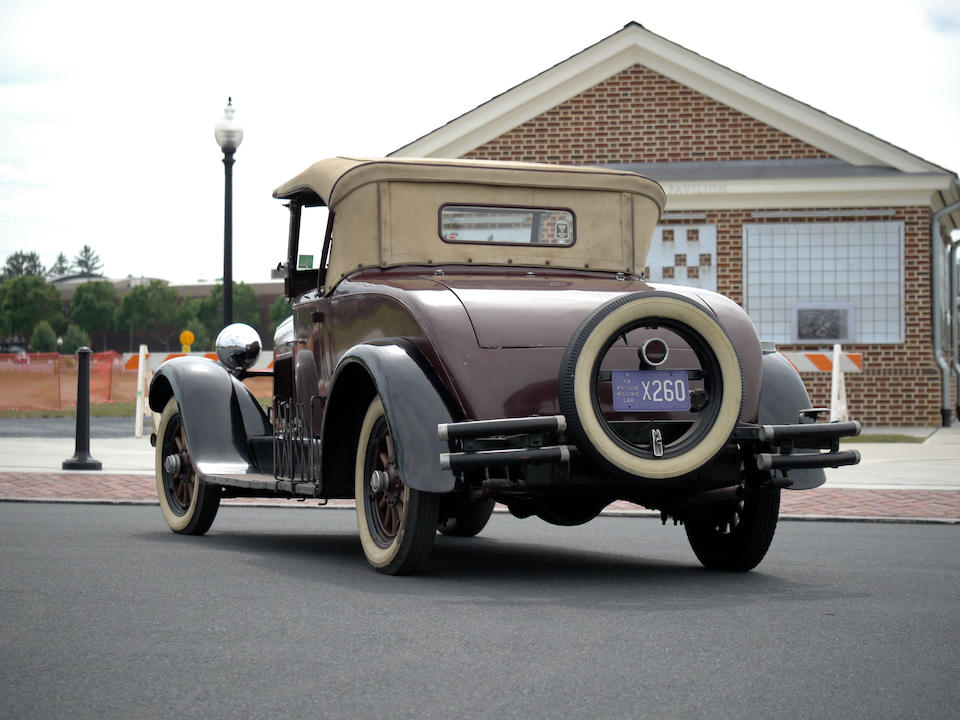 1927 Hudson Six Model 'O' Roadster  Chassis no. 784593 Engine no. 473112