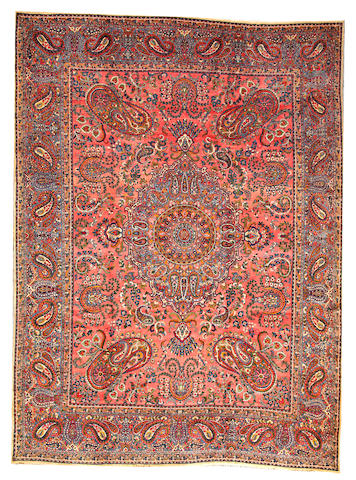 A Lavar Kerman carpet Central Persia size approximately 8ft. 7in. x 11ft. 9in.