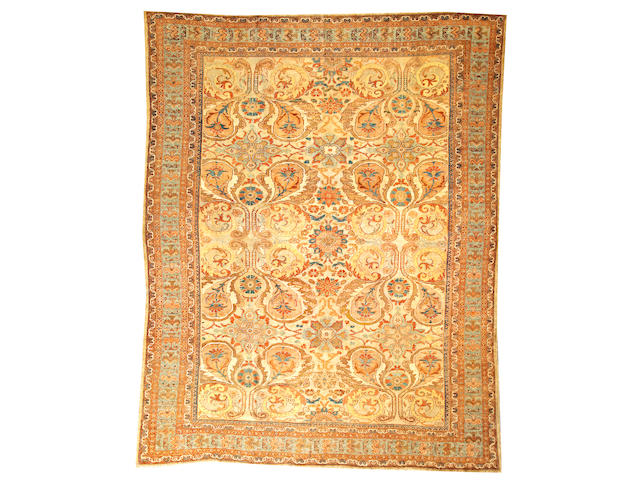 A Mahal carpet Central Persia size approximately 9ft. x 11ft. 3in.