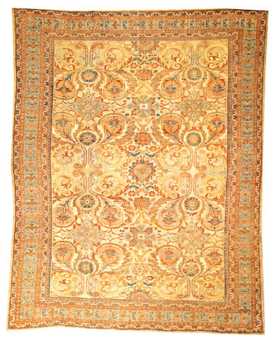 A Mahal carpet Central Persia size approximately 9ft. x 11ft. 3in.