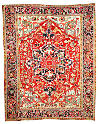 A Serapi carpet Northwest Persia size approximately 9ft. 6in. x 11ft. 9in.