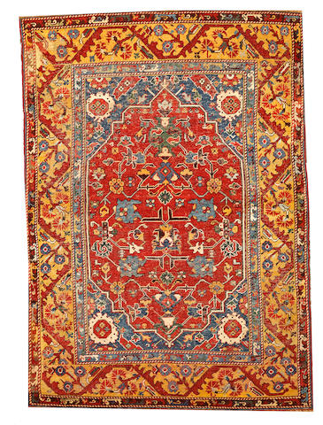 A Turkish Kula rug Turkey size approximately 4ft. x 5ft.