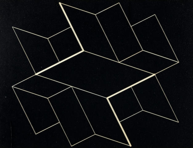Josef Albers (1888-1976) Structural Constellation, 1957 6 1/2 x 8 1/2in (15.9 x 21.6cm)