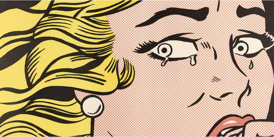 Roy Lichtenstein (1923-1997); Crying Girl;