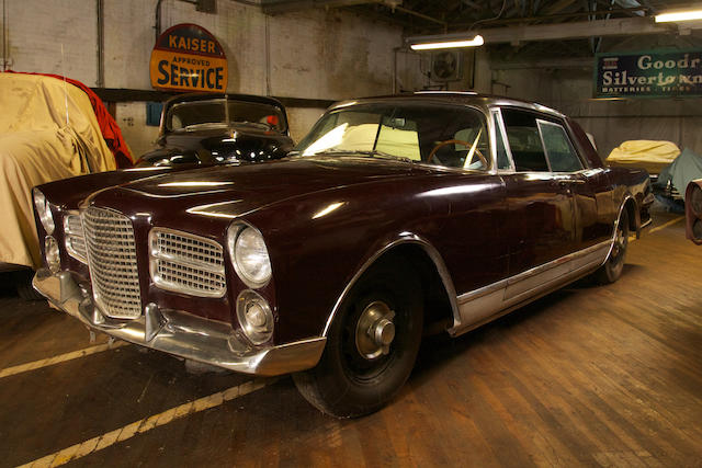Originally owned by the French Ambassador to the US, one of the last EX1s produced with many styling elements from the rare EX2, in the care of the current owner for nearly 40 years,1960 Facel Vega Excellence Sedan  Chassis no. B068