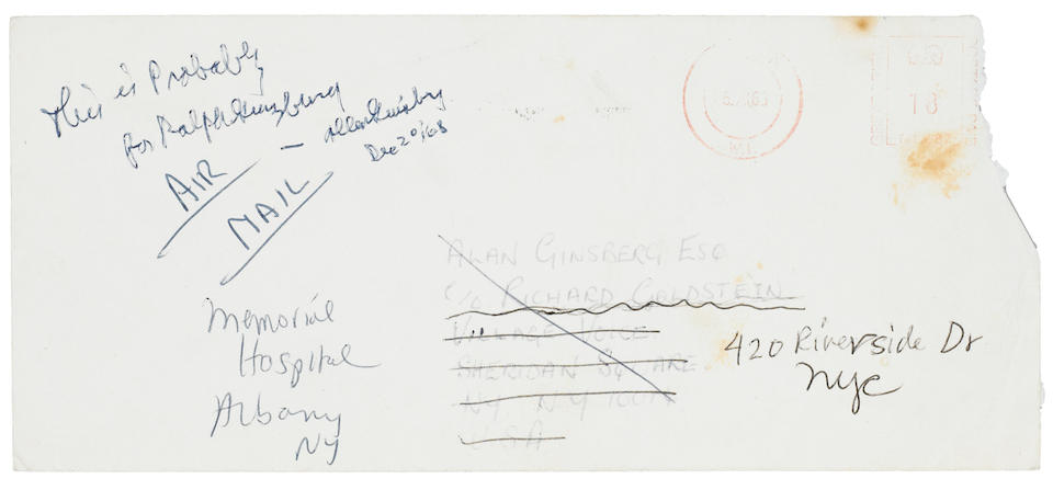 A John Lennon handwritten letter with a nude drawing of him and Yoko