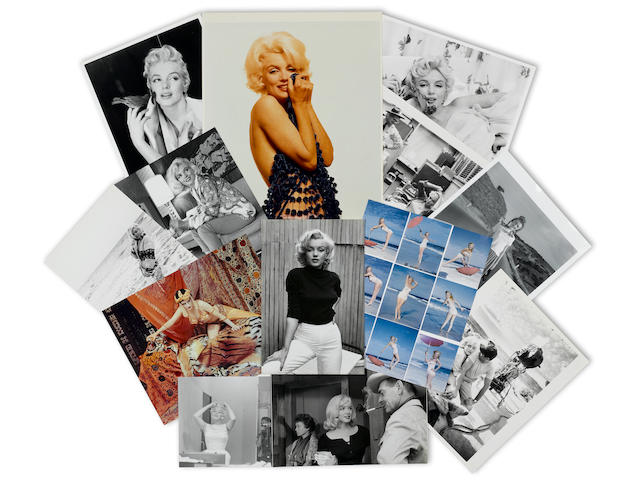A large archive of Marilyn Monroe photographs