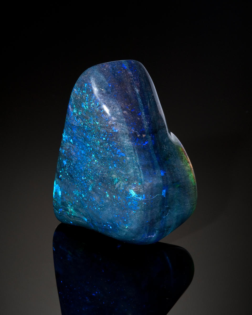 Bonhams : Museum-quality Immense Black Matrix Opal