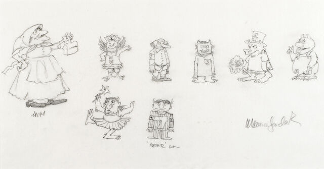 Bonhams Sendak Maurice 1928 2012 7 Little Monsters And Mom