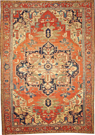 A Serapi carpet Northeast Persia size approximately 10ft. x 14ft. 3in. image 1