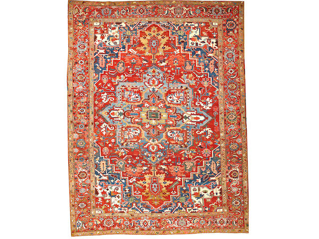 A Serapi carpet Northwest Persia size approximately 10ft. 3in. x 13ft. 6in.