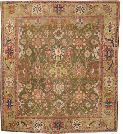 A Sultanabad carpet Central Persia size approximately 12ft. 3in. x 14ft. image 1