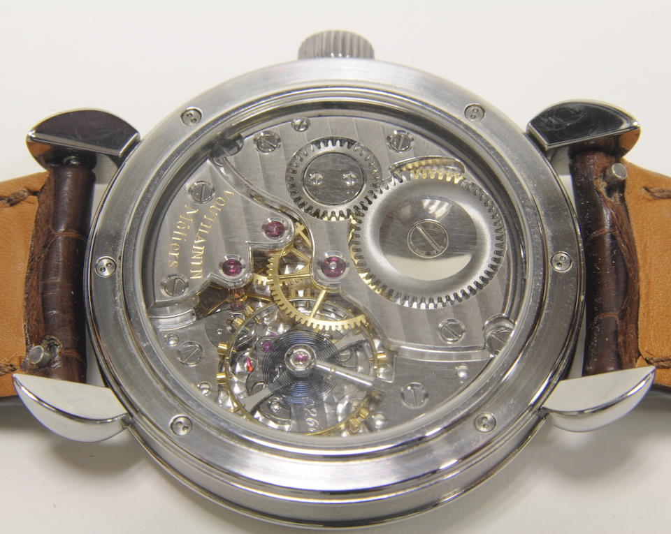 Kari Voutilainen. A very fine stainless steel lever chronometer wristwatch with Bulletin de MarcheChronom&#232;tre d'Observatoire, No. C26072, sold 2009