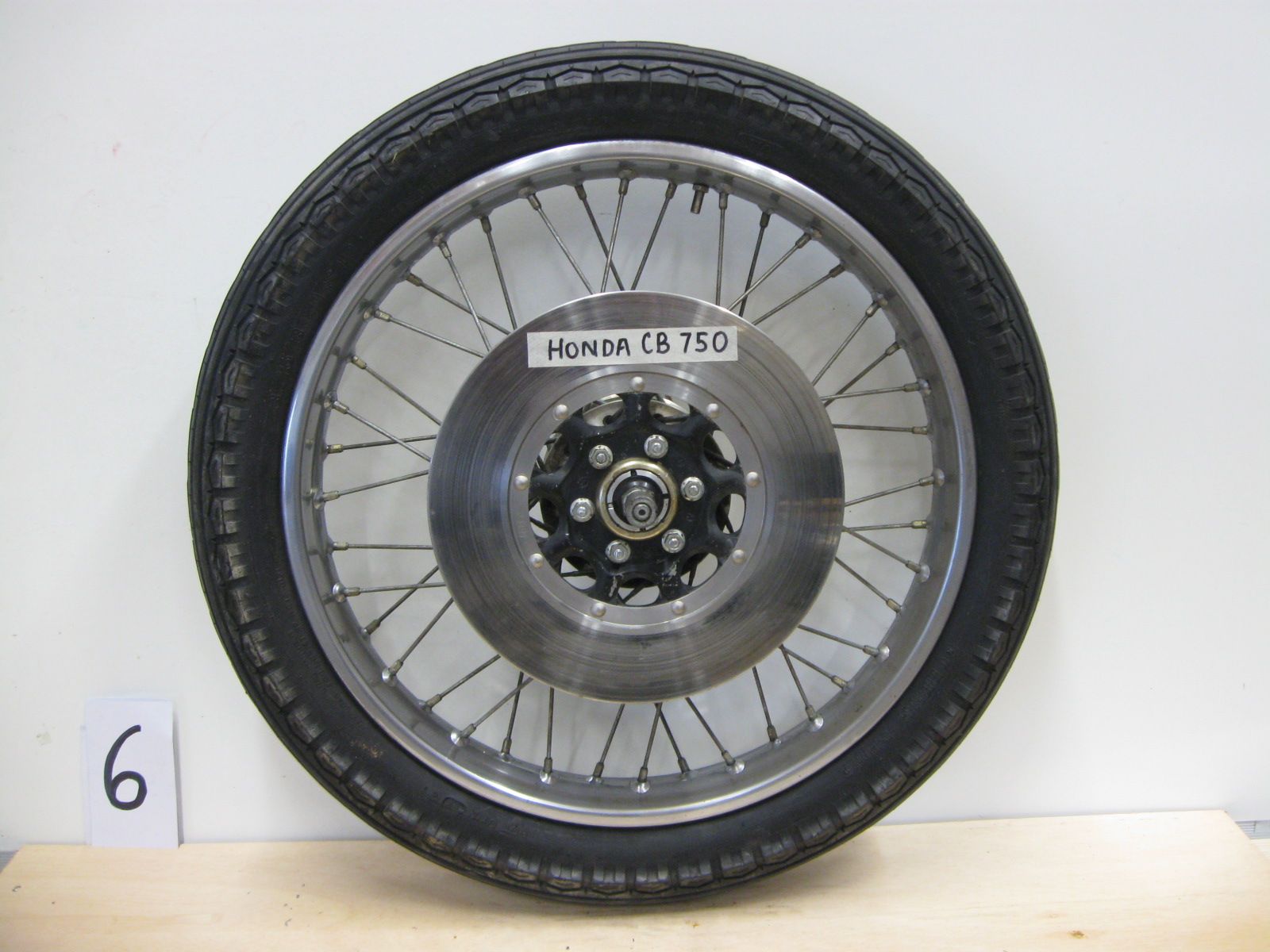 Cb750 Rim Bonhams Cars : A set of front and rear 70s era Honda CB750 wheels,