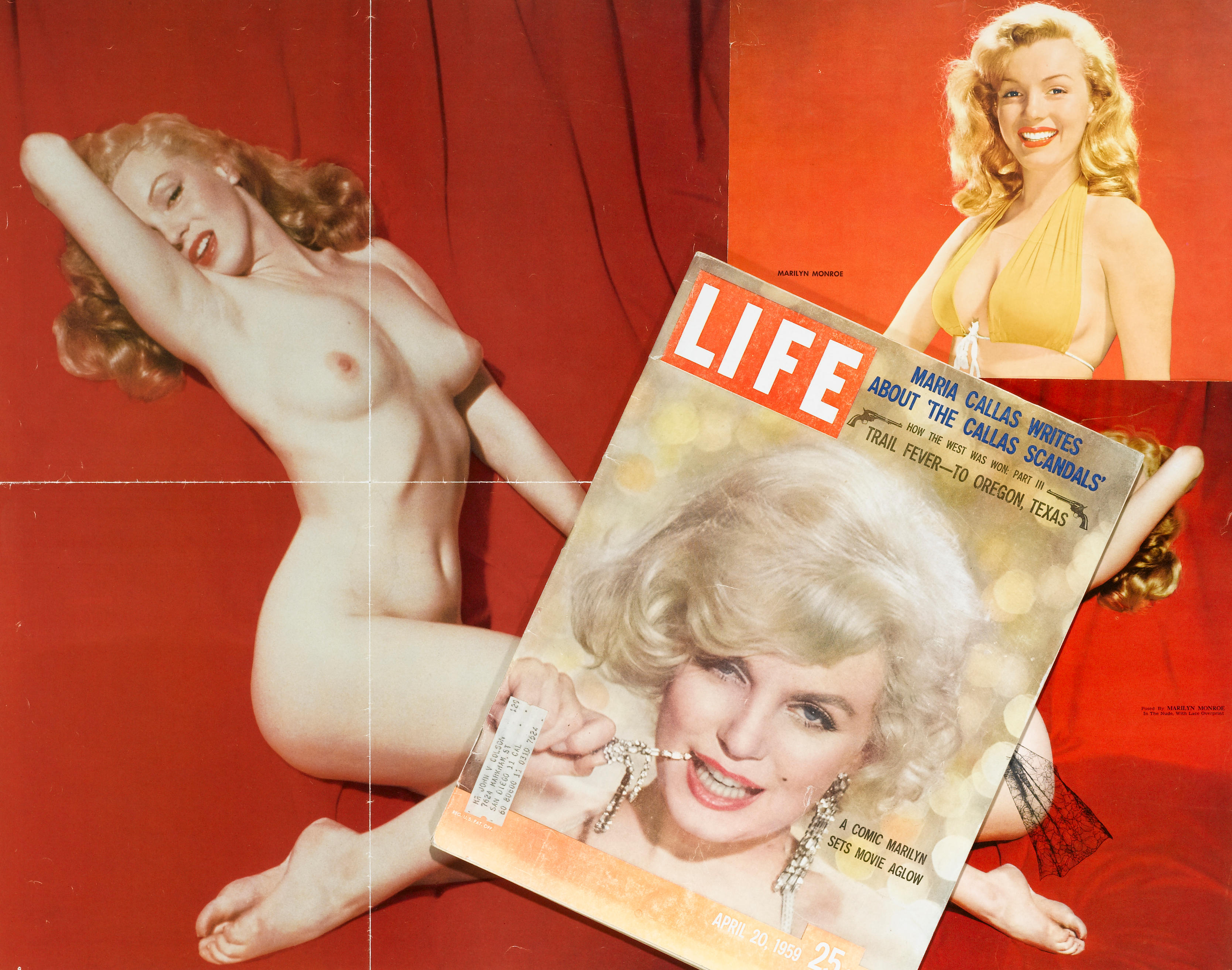 A group of vintage Marilyn Monroe collectibles
