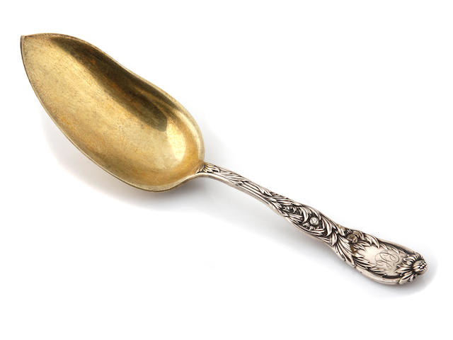 An American sterling silver ice cream server by Tiffany & Co. New York, NY, late 19th / early 20th century