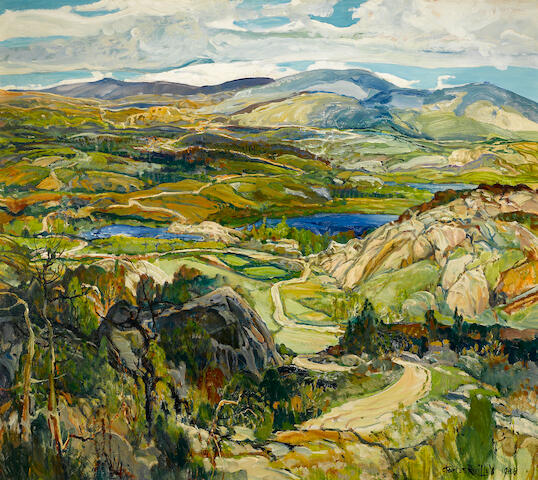 Bonhams Charles Reiffel American 1862 1942 To Wander In San