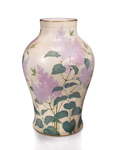 Bonhams : A large and impressive Sèvres porcelain vase dated 1898