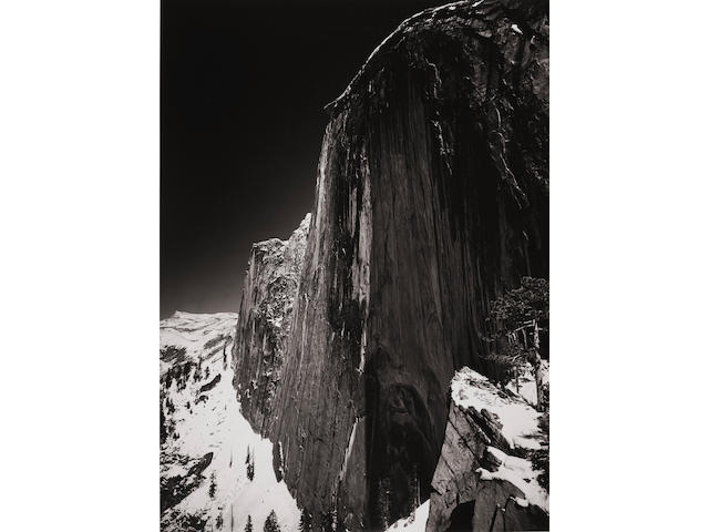 Ansel Adams (1902-1984); Monolith, the Face of Half Dome, Yosemite National Park, California;